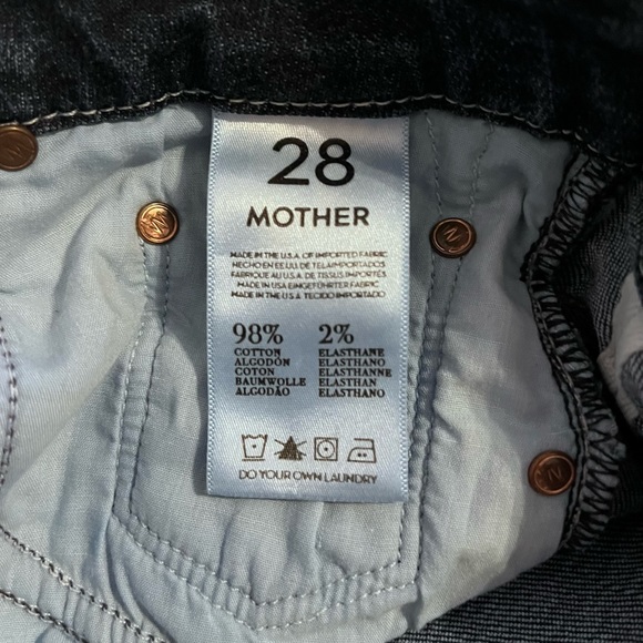 EUC MOTHER The High-Waisted Looker Denim Skinny Jeans, Pants Size 28 / 6 - Picture 5 of 13